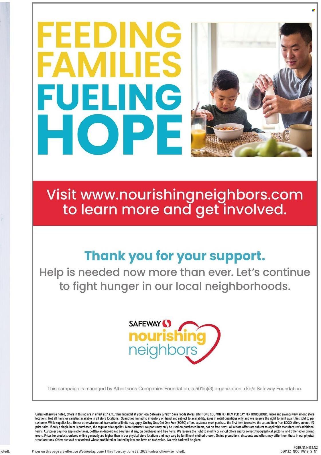 Safeway (CA, HI, OR, WA) Weekly Ad Flyer June 1 to June 8