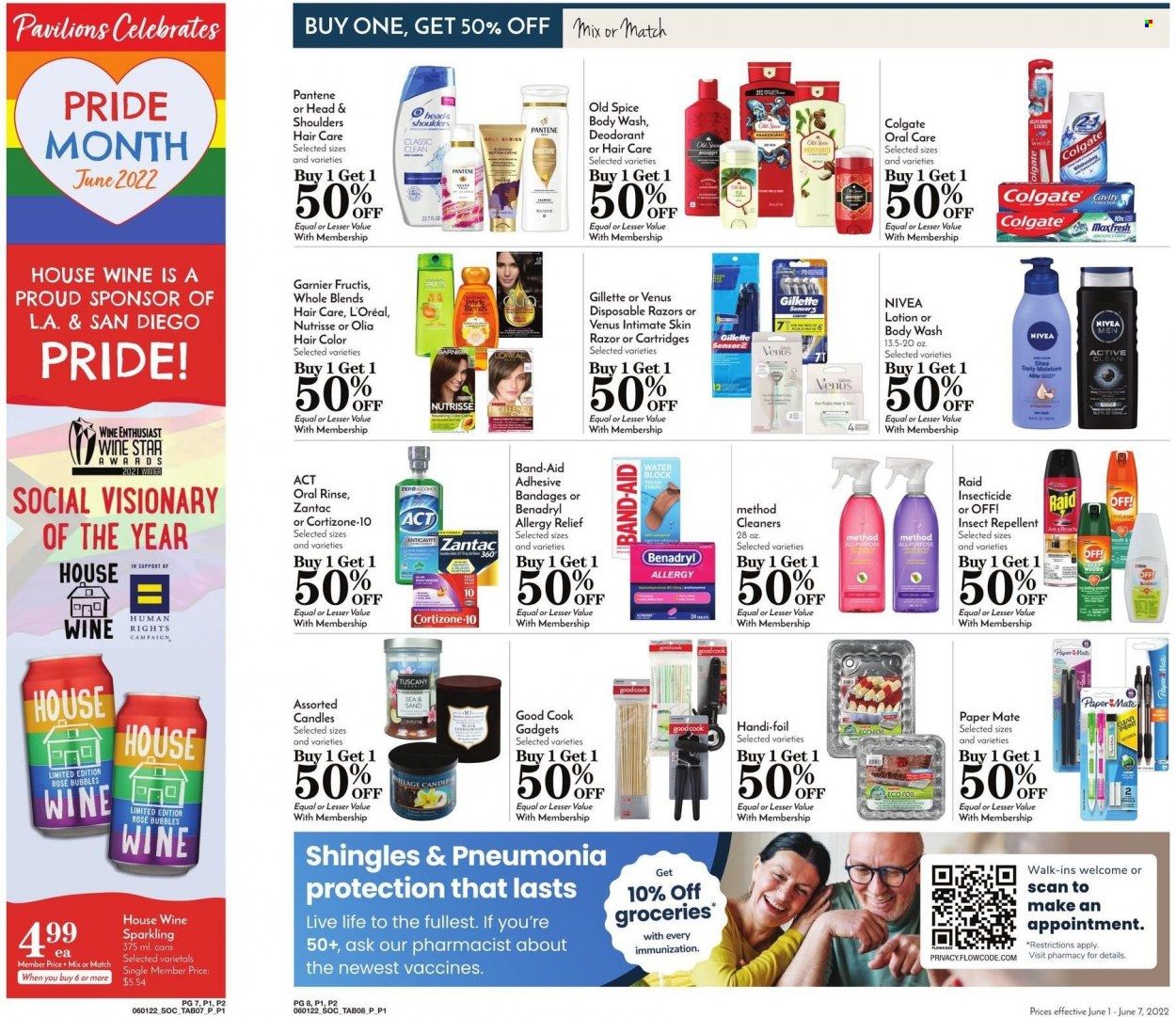 Pavilions (CA) Weekly Ad Flyer June 1 to June 8