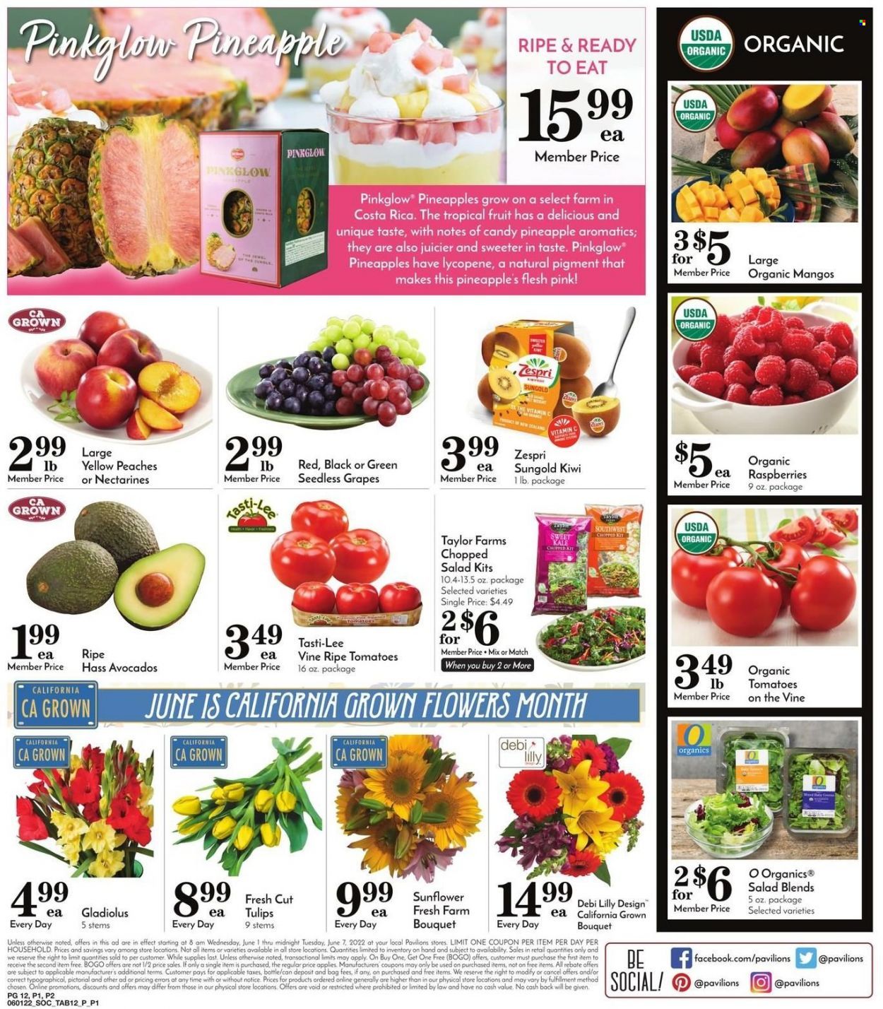 Pavilions (CA) Weekly Ad Flyer June 1 to June 8