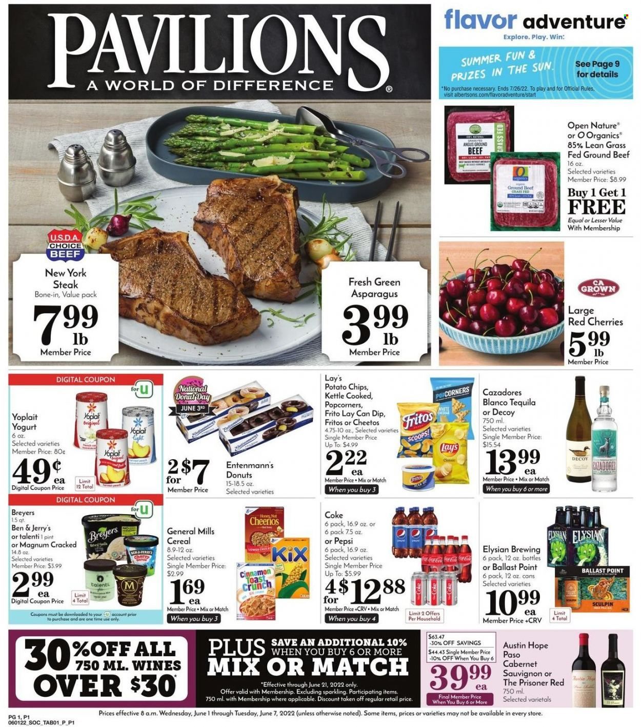 Pavilions (CA) Weekly Ad Flyer June 1 to June 8