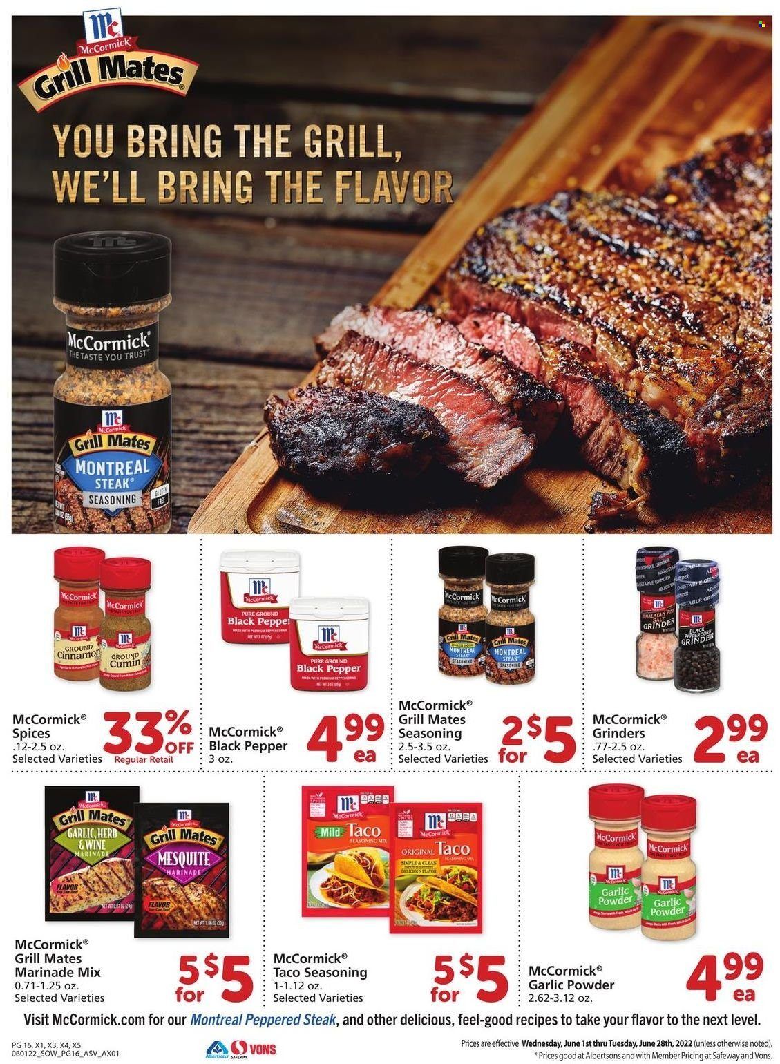 Safeway (AZ, CO, ID, MT, NE, NM) Weekly Ad Flyer June 1 to June 8