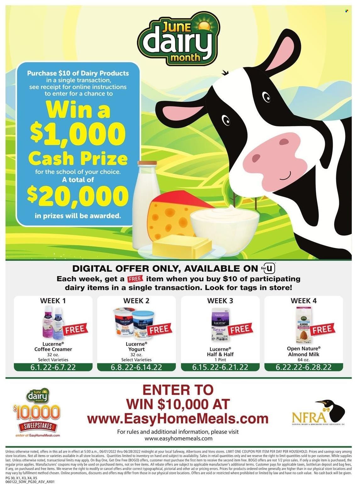 Safeway (AZ, CO, ID, MT, NE, NM) Weekly Ad Flyer June 1 to June 8