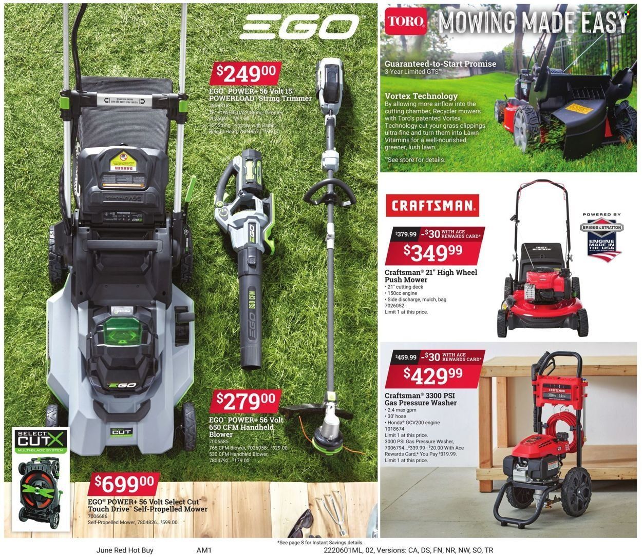ACE Hardware Weekly Ad Flyer June 1 to June 8