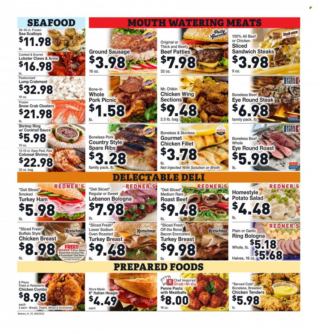 Redner's Markets (DE, MD, PA) Weekly Ad Flyer June 2 to June 9