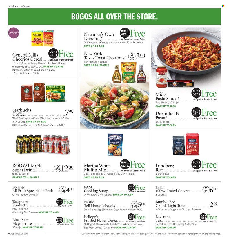 Publix (AL, FL, GA, NC, SC, TN) Weekly Ad Flyer June 2 to June 9