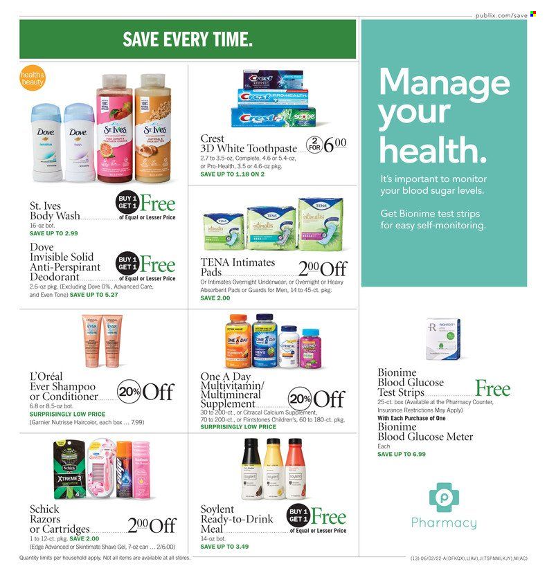 Publix (AL, FL, GA, NC, SC, TN) Weekly Ad Flyer June 2 to June 9