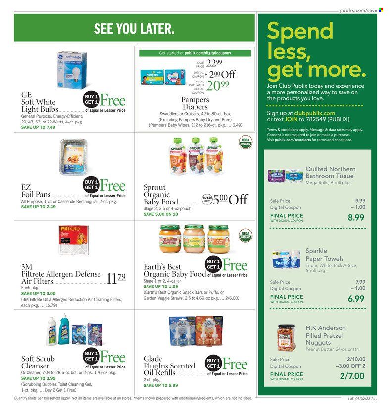 Publix (AL, FL, GA, NC, SC, TN) Weekly Ad Flyer June 2 to June 9