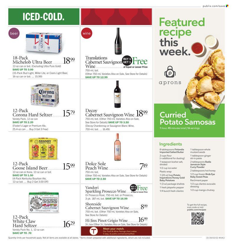 Publix (AL, FL, GA, NC, SC, TN) Weekly Ad Flyer June 2 to June 9