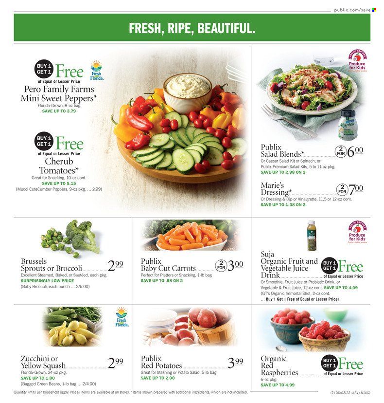 Publix (AL, FL, GA, NC, SC, TN) Weekly Ad Flyer June 2 to June 9