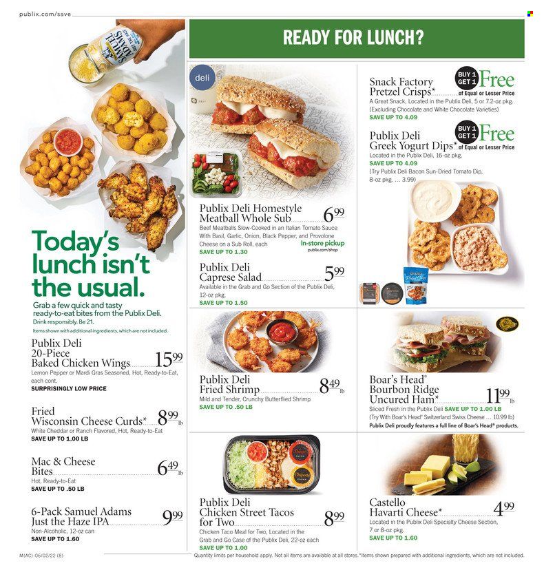 Publix (AL, FL, GA, NC, SC, TN) Weekly Ad Flyer June 2 to June 9