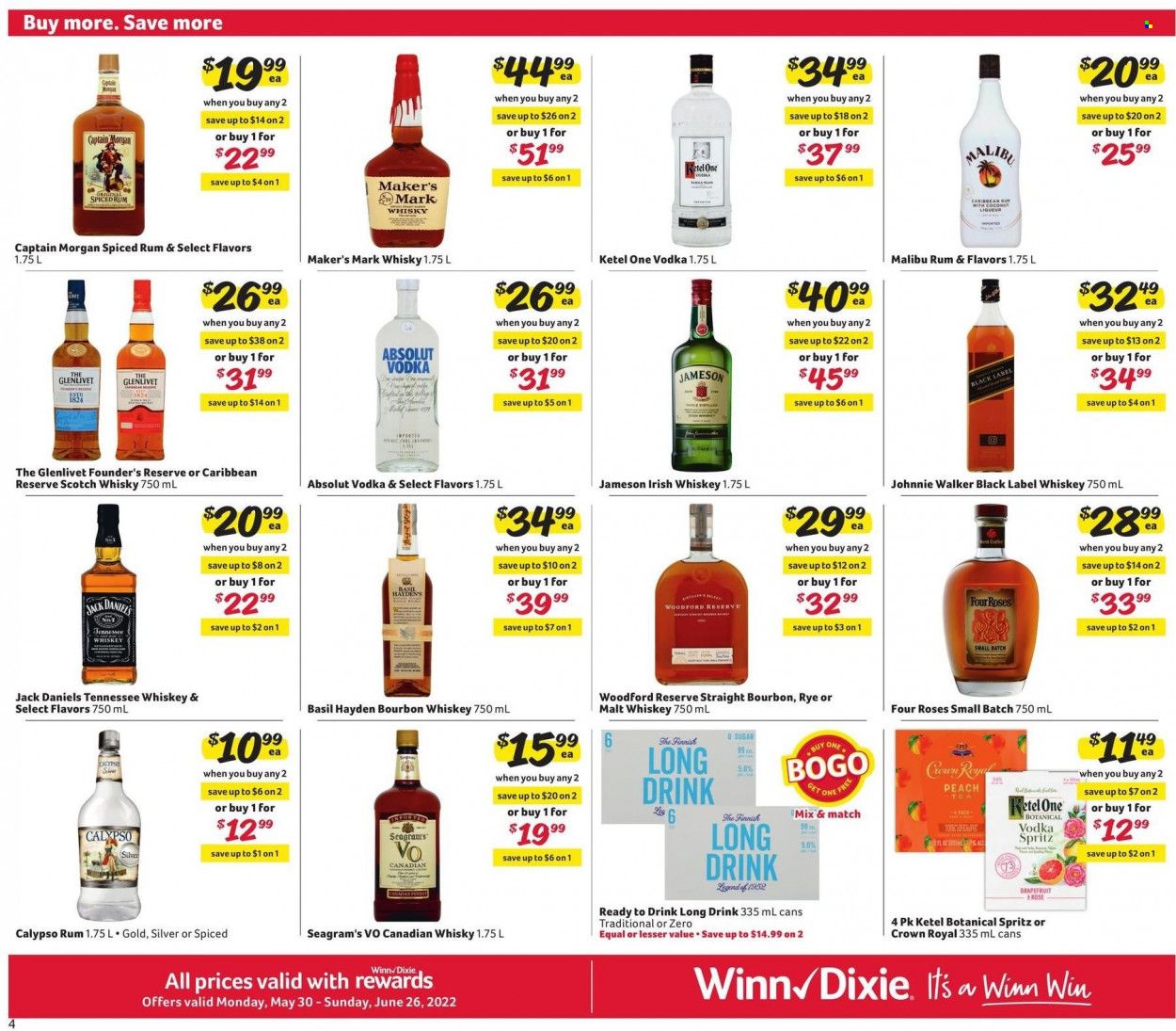 Winn Dixie (AL, FL, GA, LA) Weekly Ad Flyer June 3 to June 10