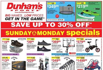 Dunham's Sports Weekly Ad Flyer June 3 to June 10
