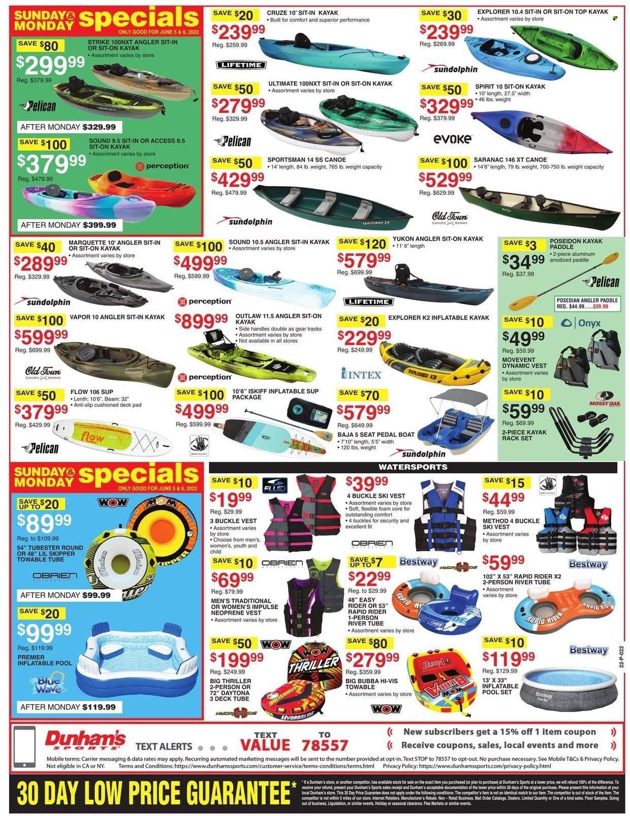 Dunham's Sports Weekly Ad Flyer June 3 to June 10