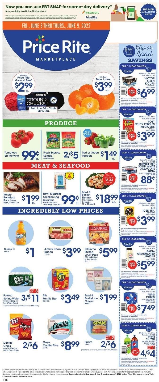 Price Rite (CT, MA, MD, NH, NJ, NY, PA, RI) Weekly Ad Flyer June 3 to June 10