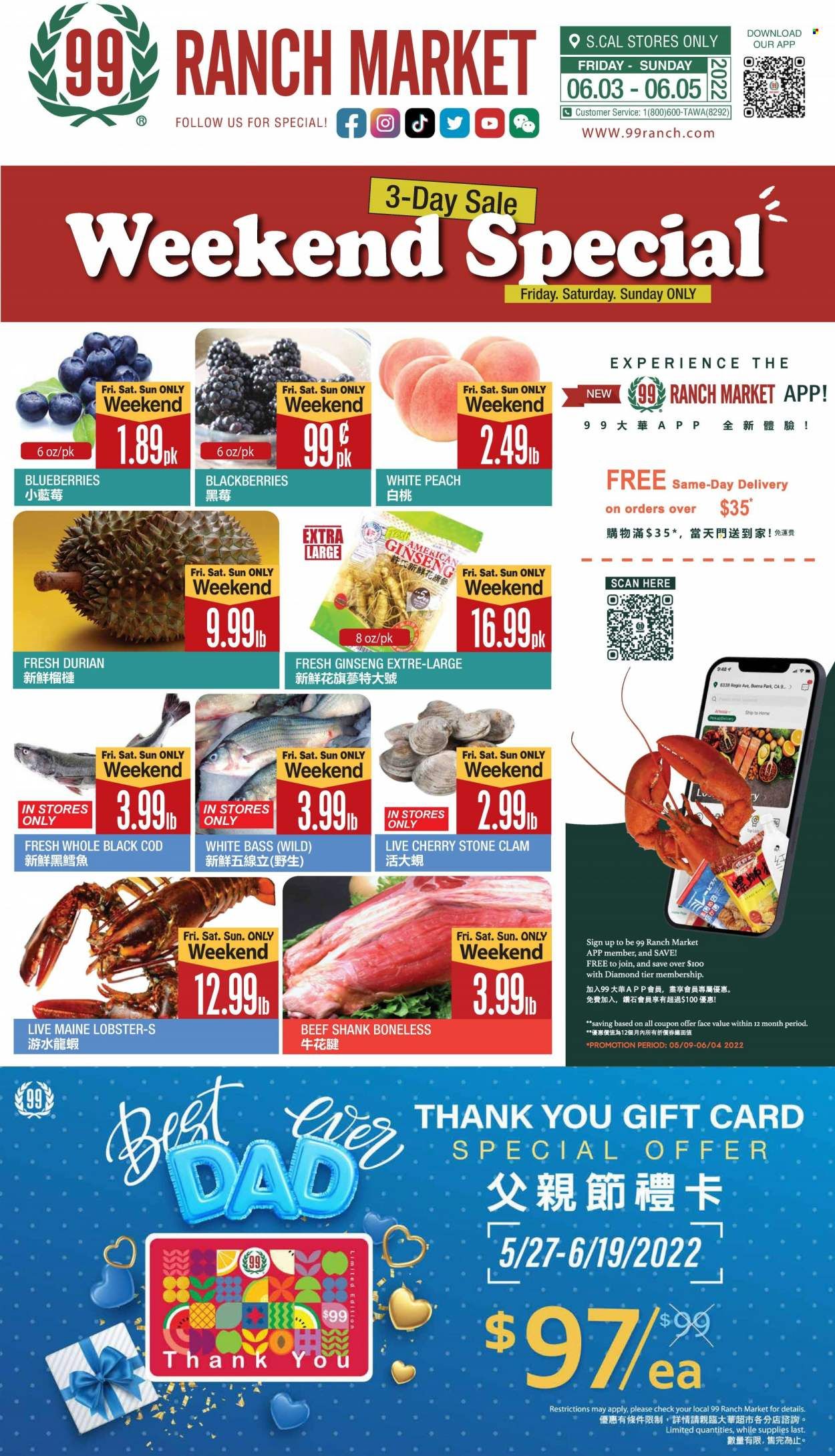 99 Ranch Market (CA) Weekly Ad Flyer June 5 to June 12