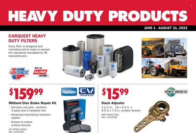 Carquest Weekly Ad Flyer Specials June 1 to August 31, 2022
