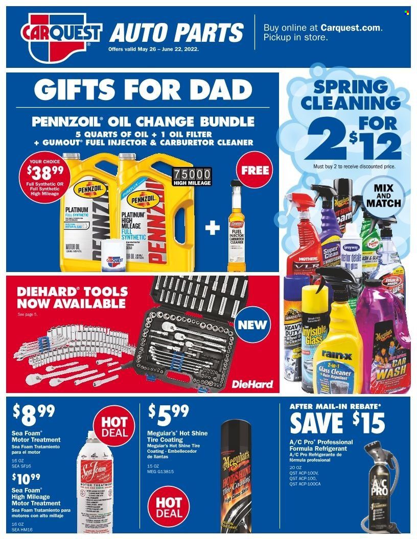 Carquest Weekly Ad Flyer June 5 to June 12