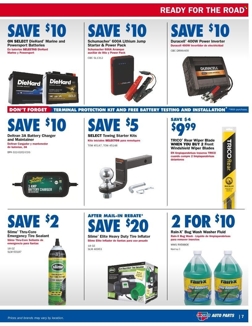 Carquest Weekly Ad Flyer June 5 to June 12