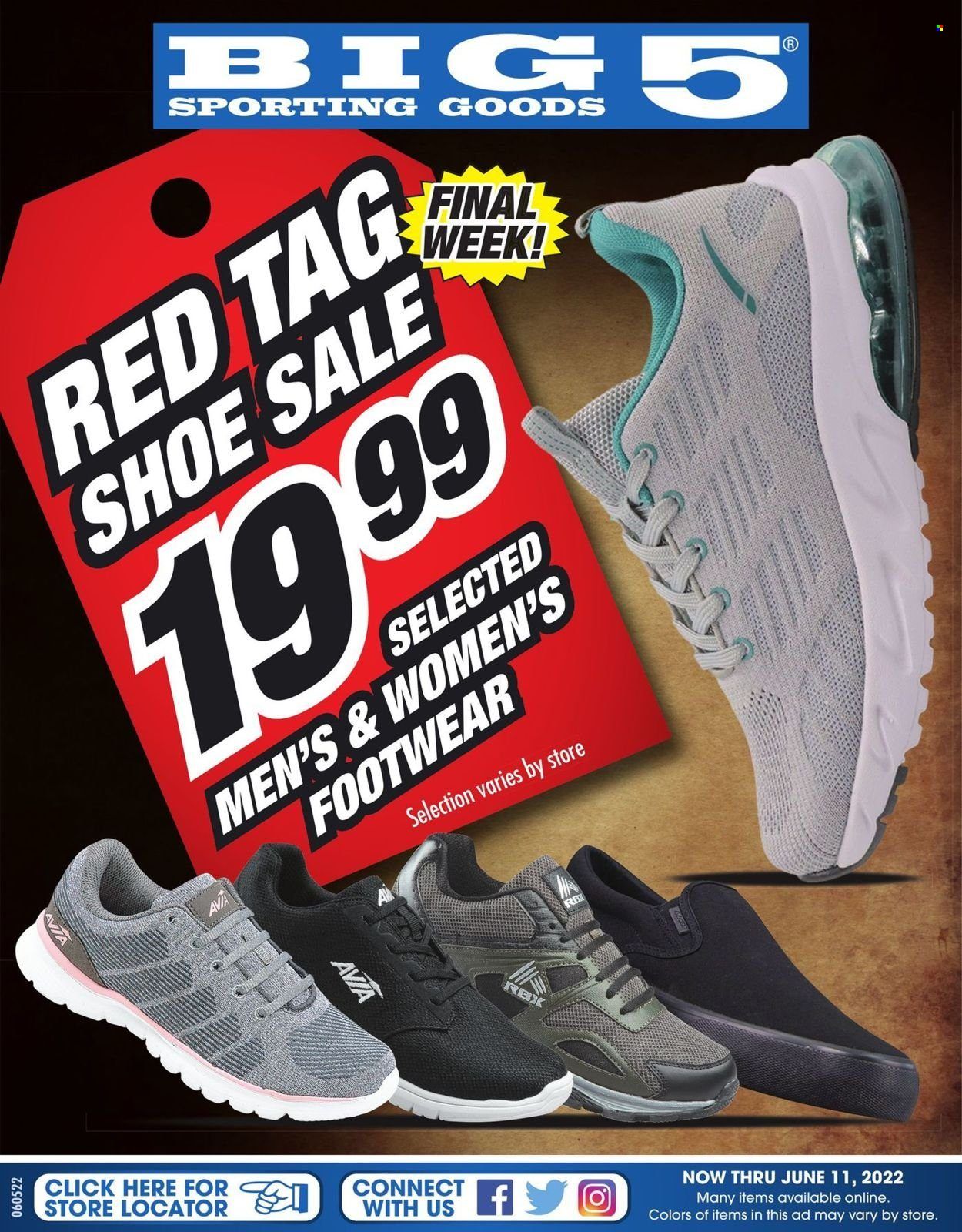 Big 5 (AZ, CA, CO, ID, NM, OR, UT, WA) Weekly Ad Flyer June 5 to June 12
