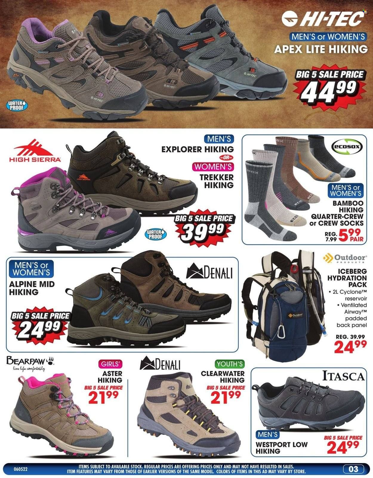 Big 5 (AZ, CA, CO, ID, NM, OR, UT, WA) Weekly Ad Flyer June 5 to June 12