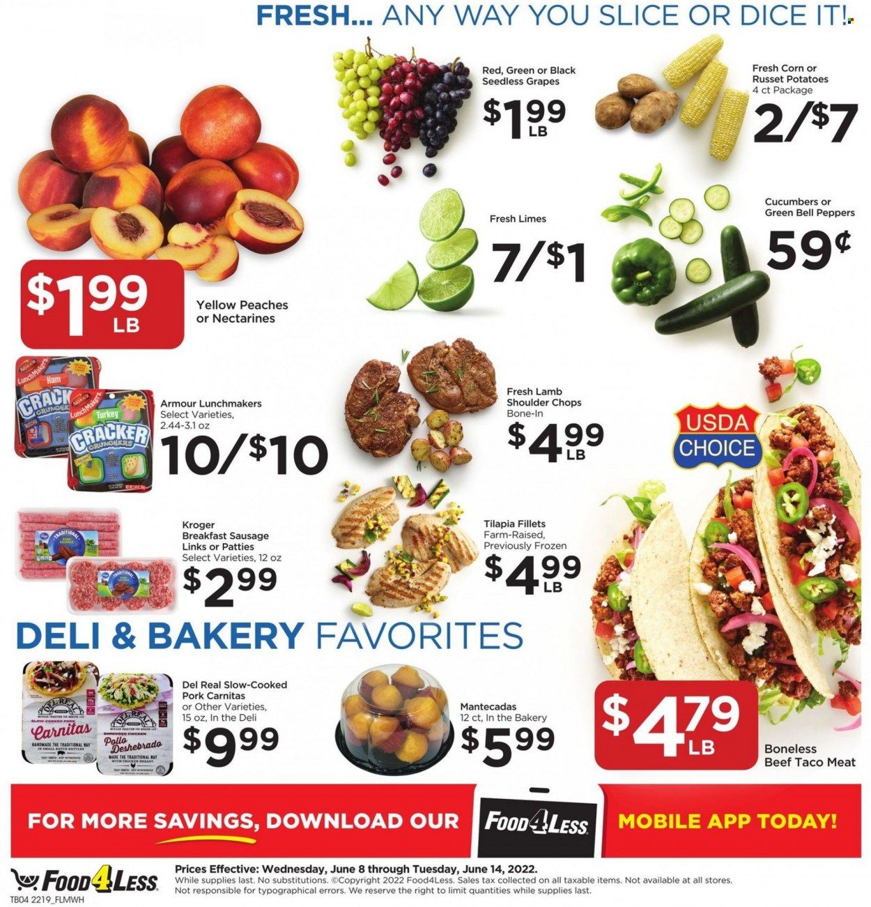Food 4 Less (IL) Weekly Ad Flyer June 7 to June 14