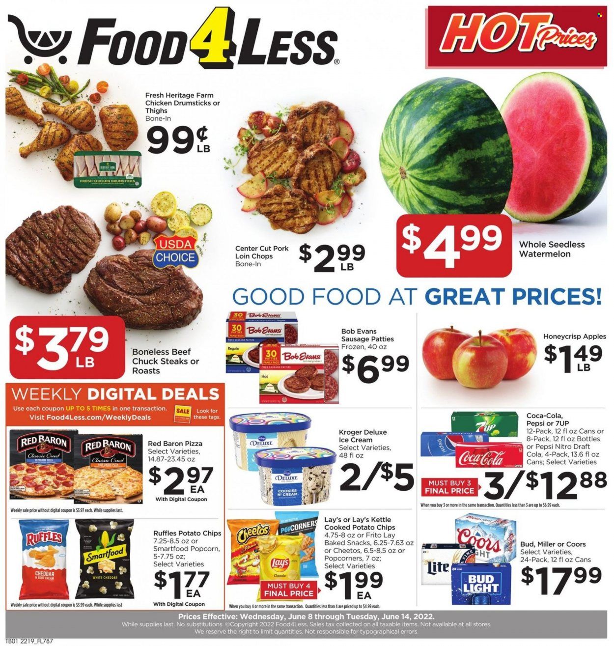 Food 4 Less (IN) Weekly Ad Flyer June 7 to June 14
