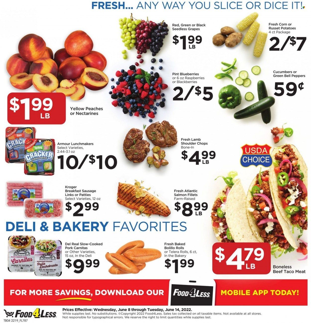 Food 4 Less (IN) Weekly Ad Flyer June 7 to June 14