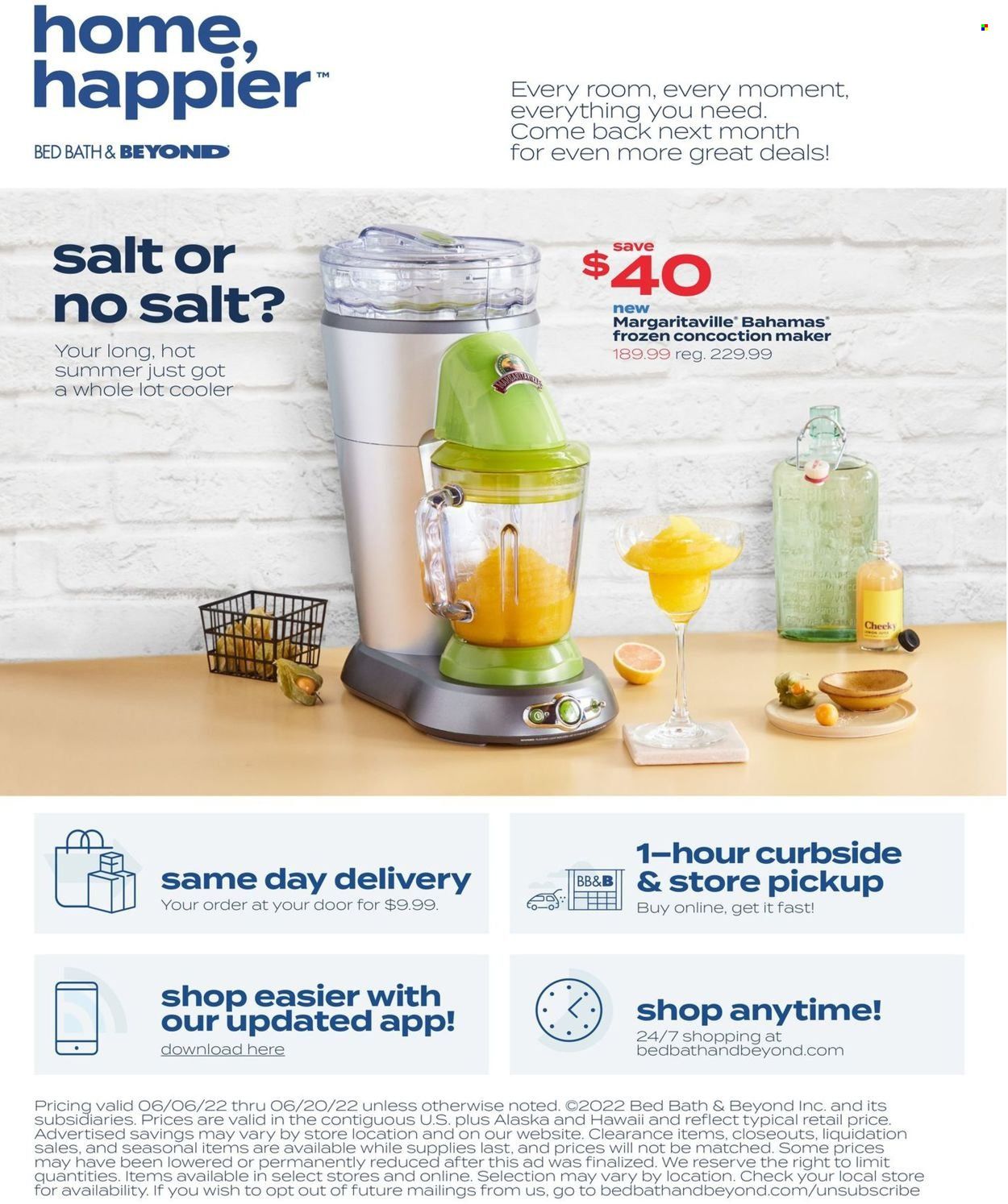 Bed Bath & Beyond Weekly Ad Flyer June 7 to June 14