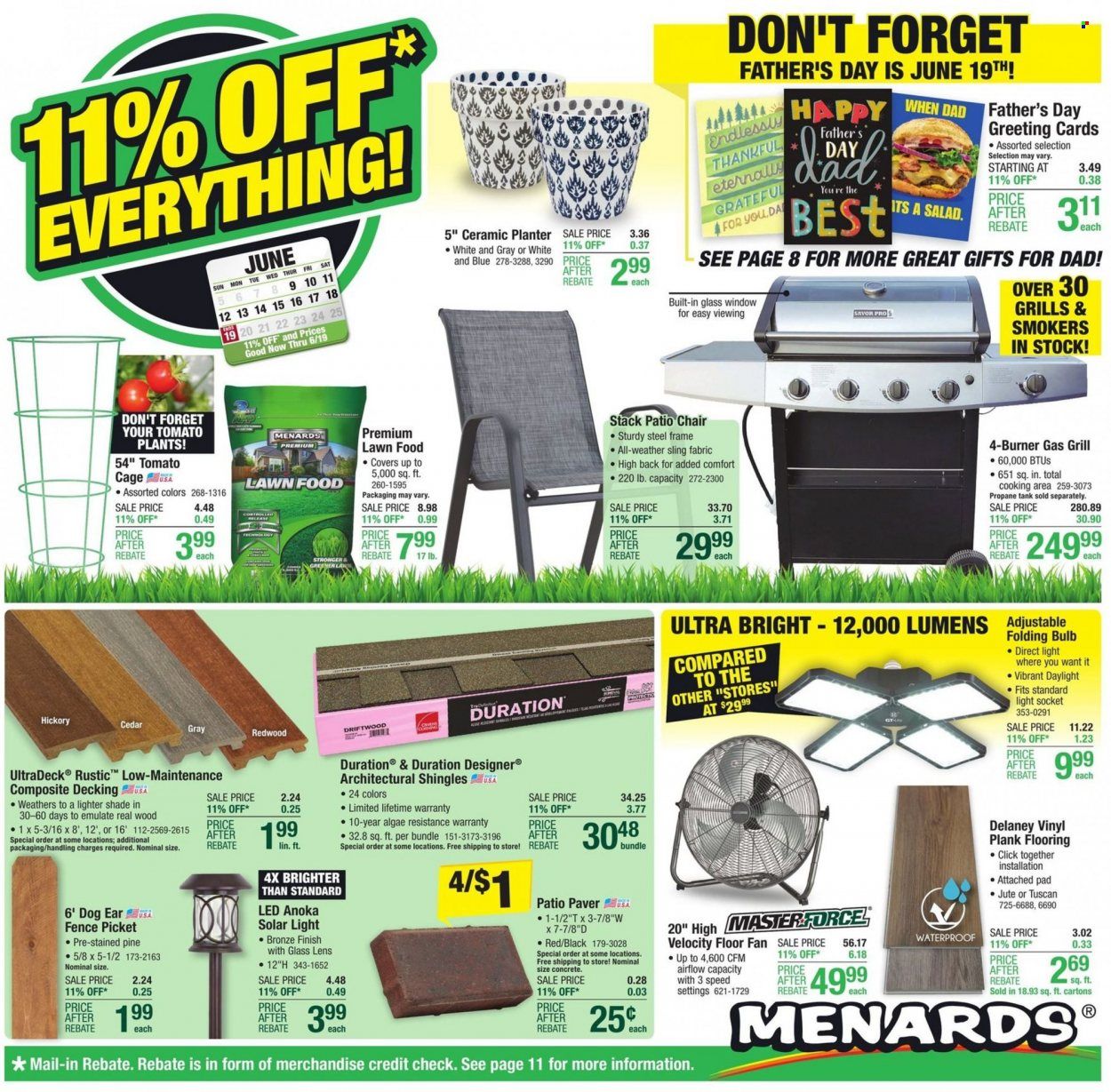 Menards Weekly Ad Flyer June 9 to June 16