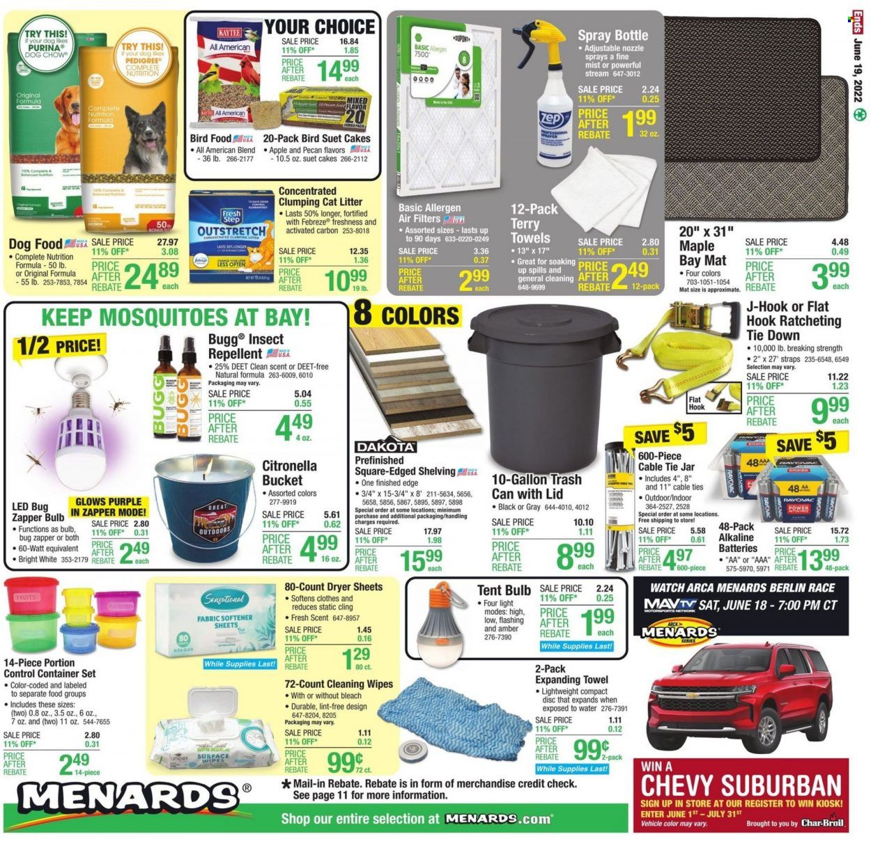 Menards Weekly Ad Flyer June 9 to June 16