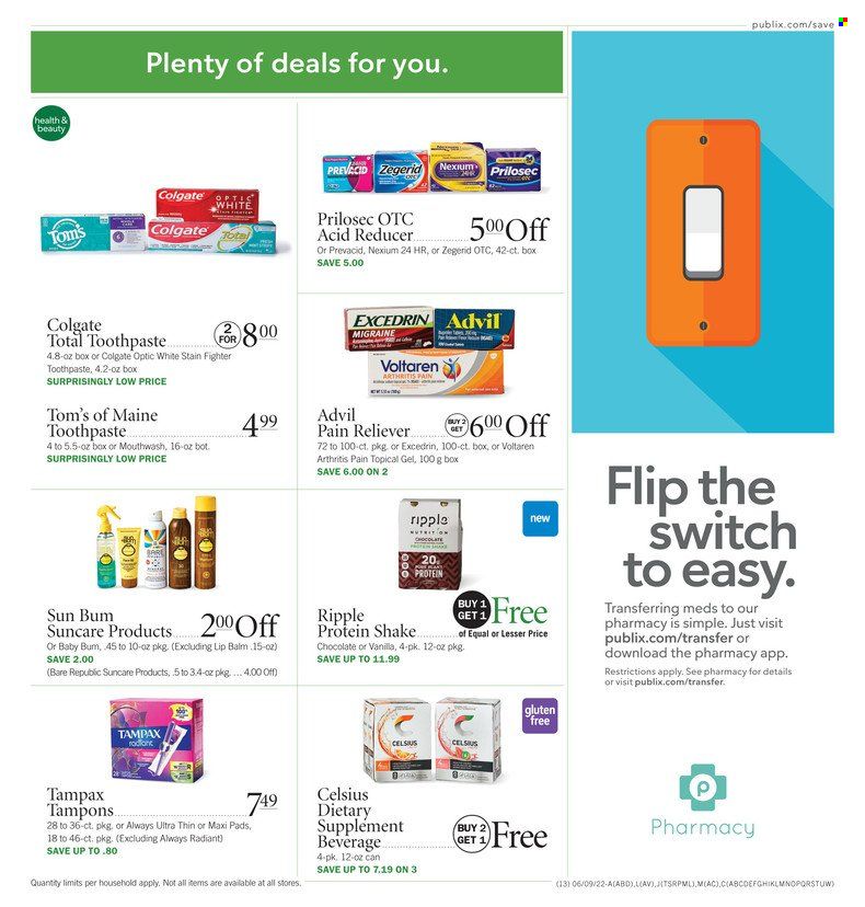 Publix (AL, FL, GA, NC, SC, TN) Weekly Ad Flyer June 9 to June 16