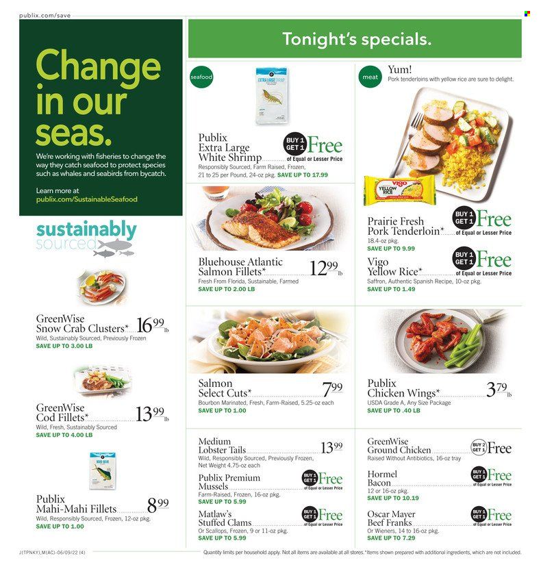 Publix (AL, FL, GA, NC, SC, TN) Weekly Ad Flyer June 9 to June 16