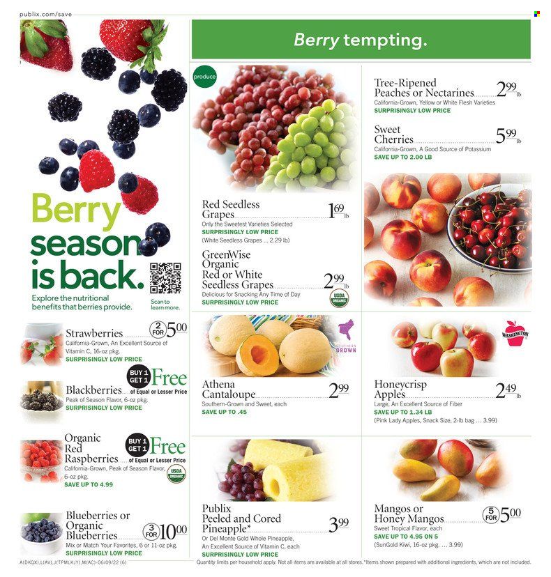 Publix (AL, FL, GA, NC, SC, TN) Weekly Ad Flyer June 9 to June 16