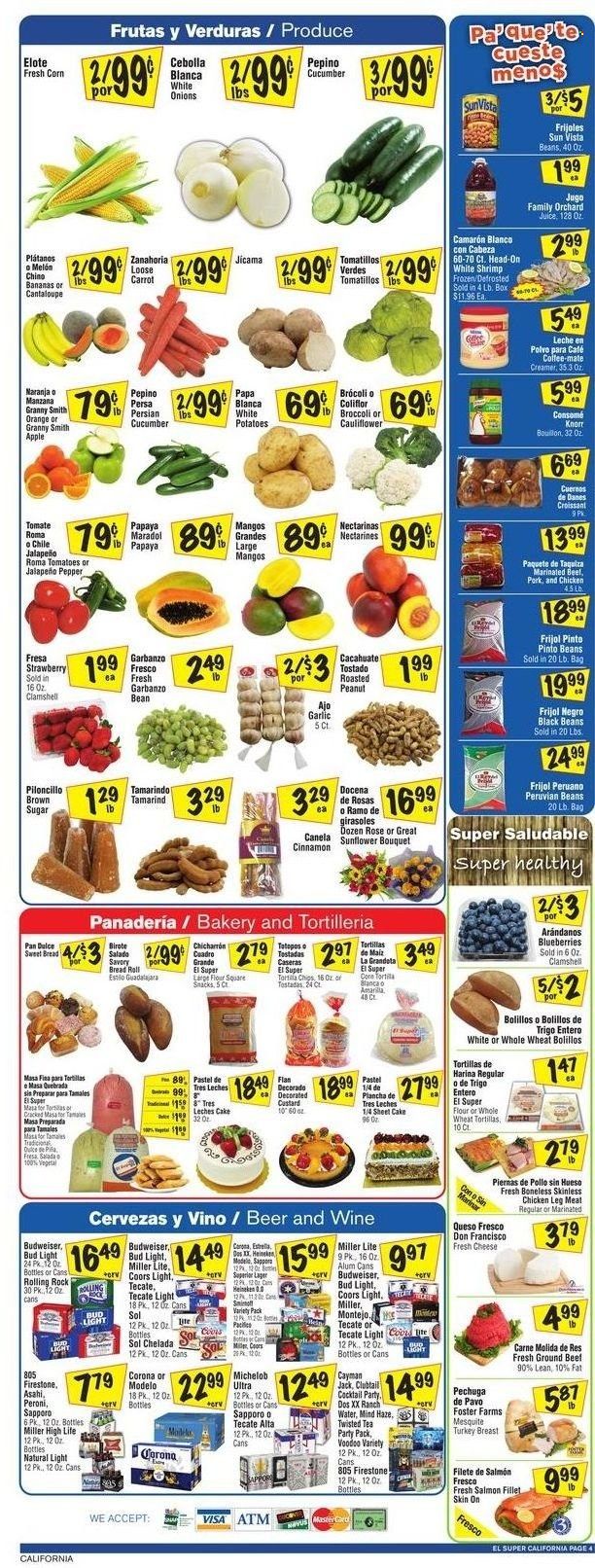 El Super (CA, NM, NV, TX) Weekly Ad Flyer June 9 to June 16