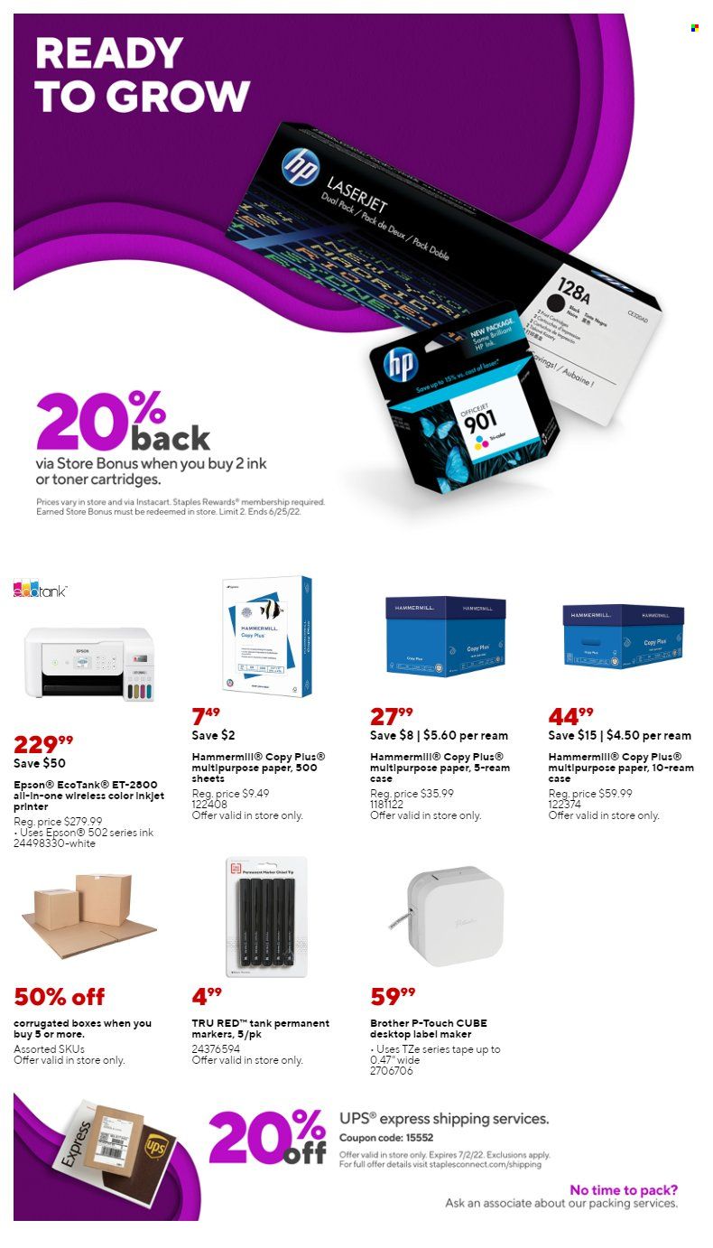 Staples Weekly Ad Flyer June 9 to June 16