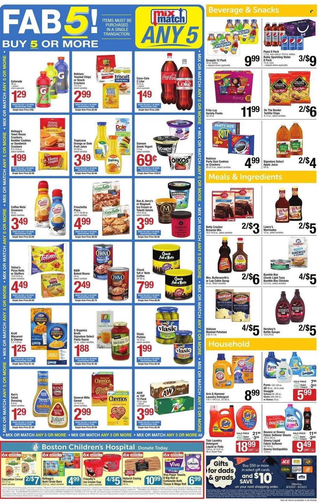 Shaw’s (MA, ME, NH, RI, VT) Weekly Ad Flyer June 9 to June 16