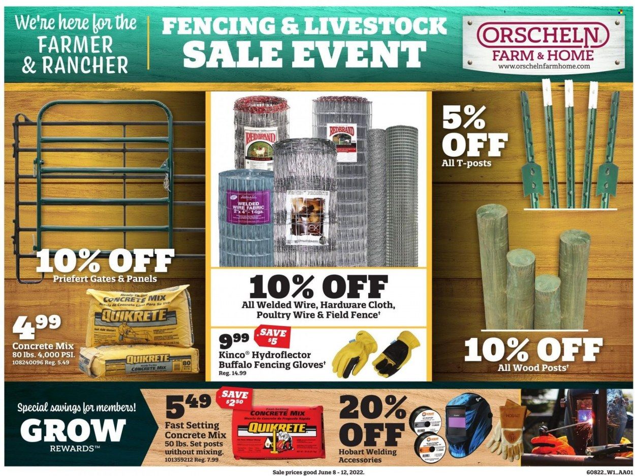 Orscheln Farm and Home (IA, IN, KS, MO, NE, OK) Weekly Ad Flyer June 9 to June 16
