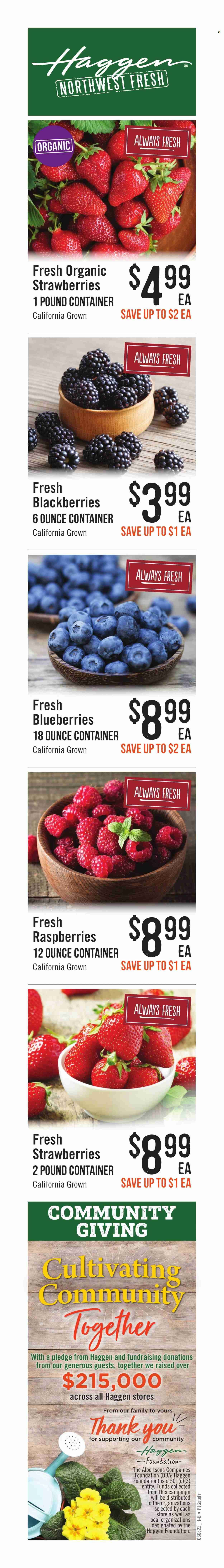 Haggen (WA) Weekly Ad Flyer June 9 to June 16
