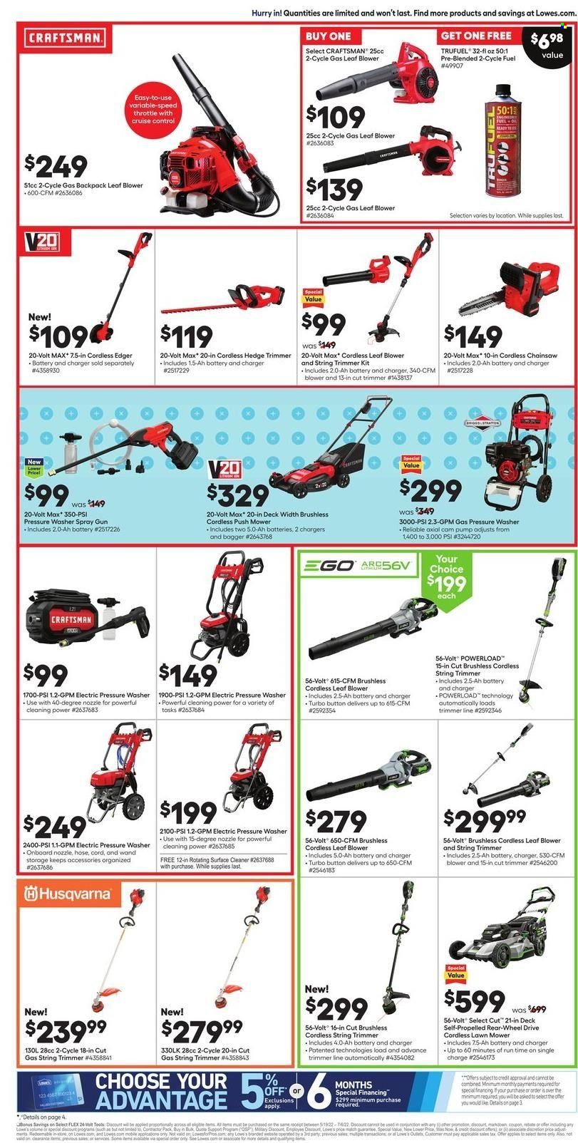 Lowe's Weekly Ad Flyer June 9 to June 16