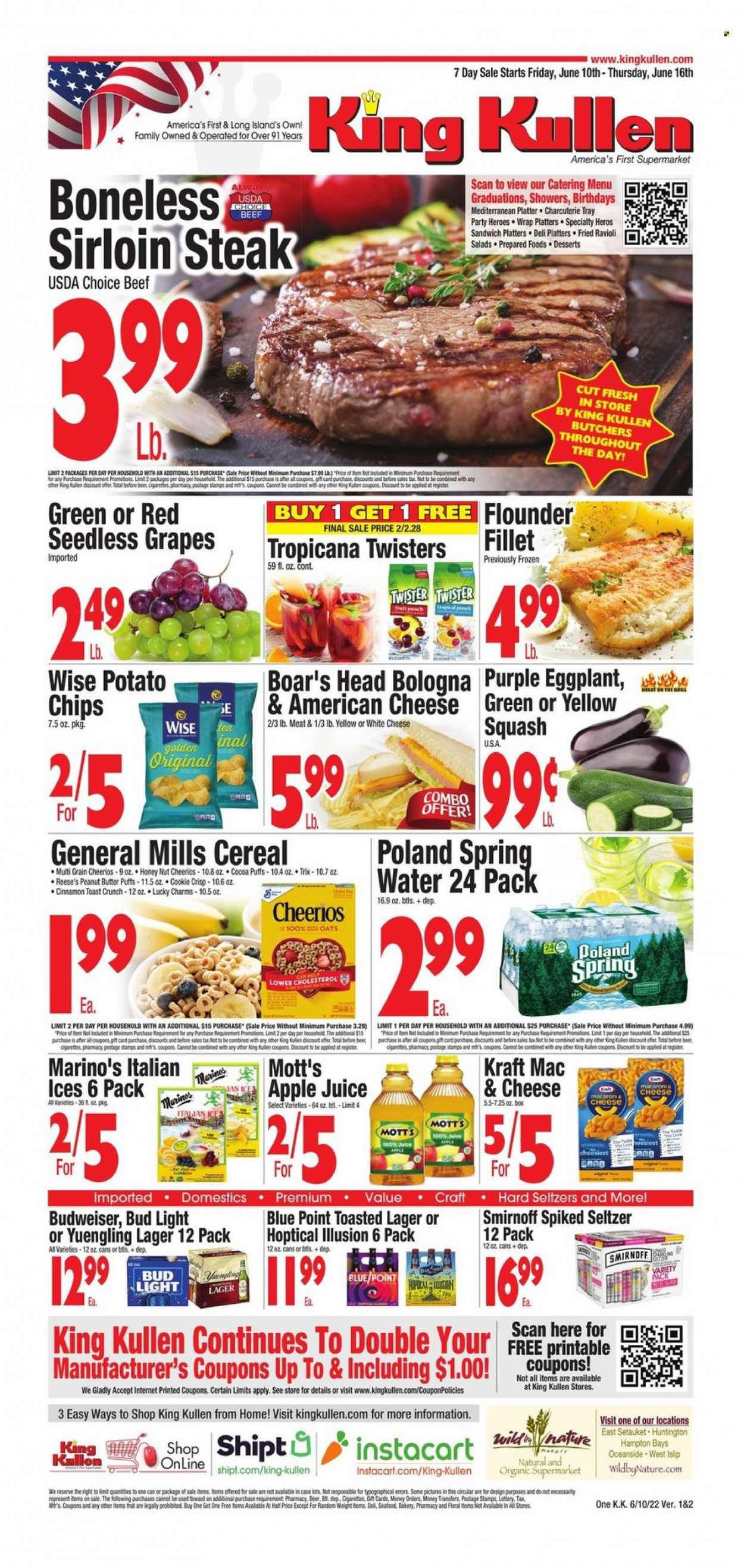 King Kullen (NY) Weekly Ad Flyer June 9 to June 16