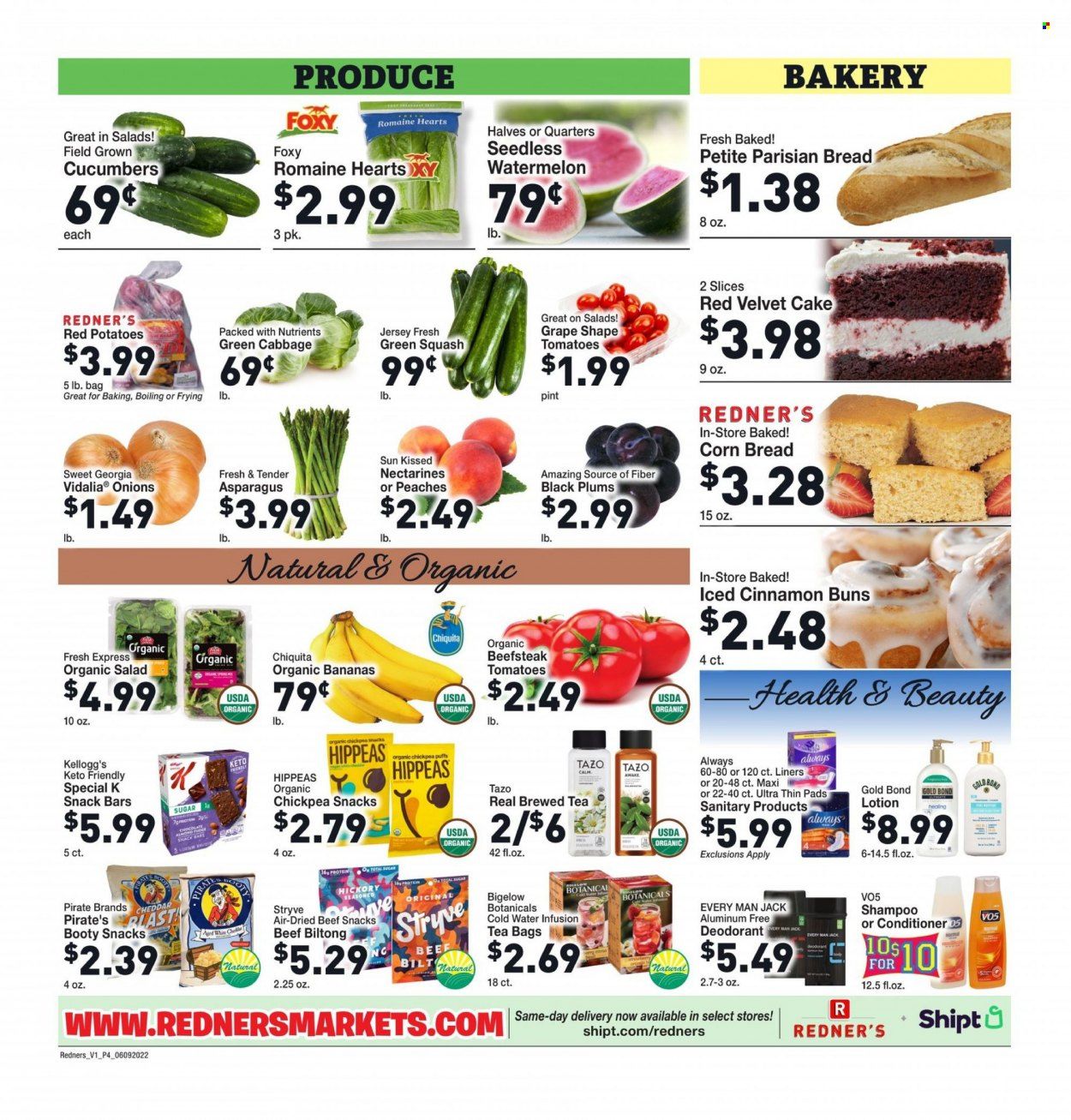 Redner's Markets (DE, MD, PA) Weekly Ad Flyer June 9 to June 16