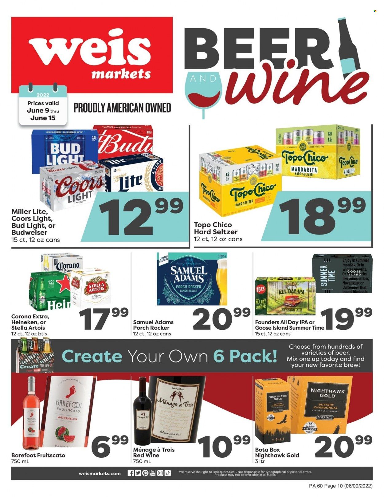 Weis (MD, NY, PA) Weekly Ad Flyer June 9 to June 16