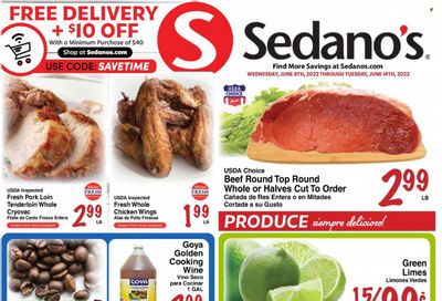 Sedano's (FL) Weekly Ad Flyer June 9 to June 16