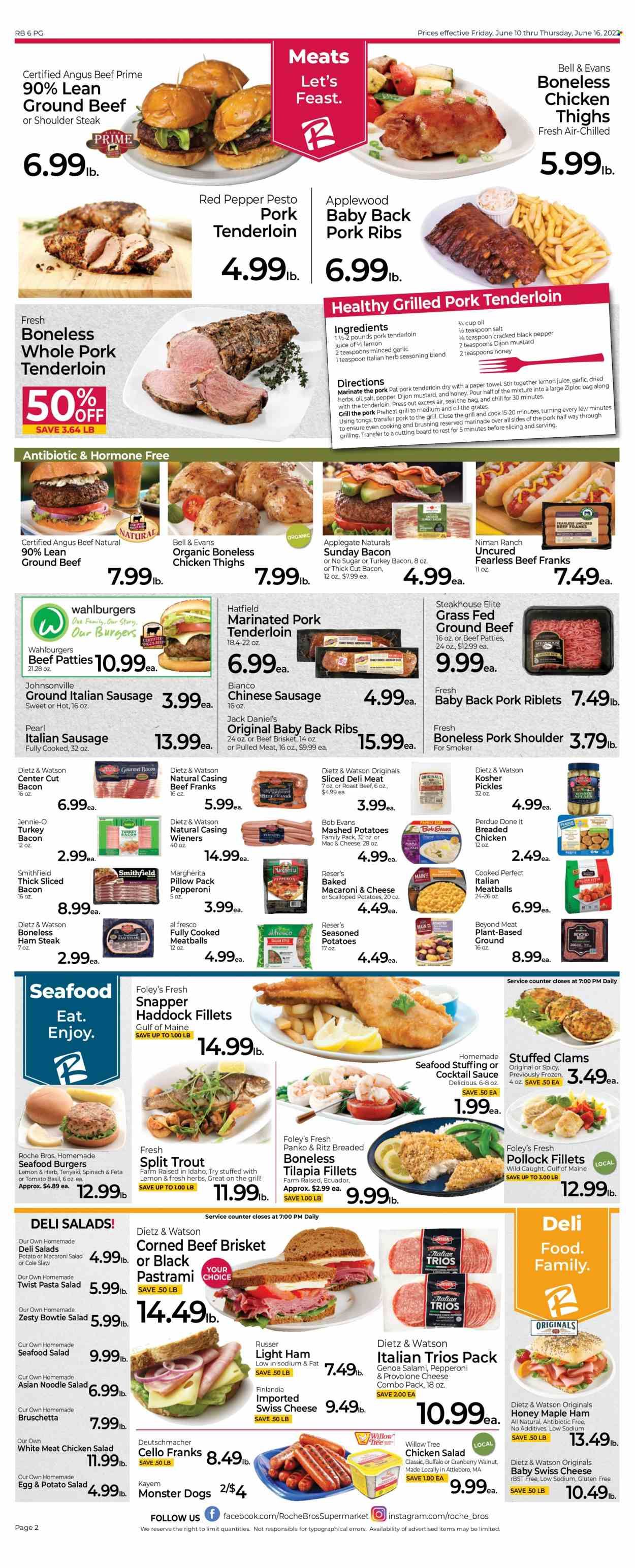 Roche Bros. (MA) Weekly Ad Flyer June 9 to June 16