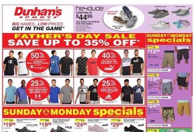 Dunham's Sports Weekly Ad Flyer June 11 to June 18