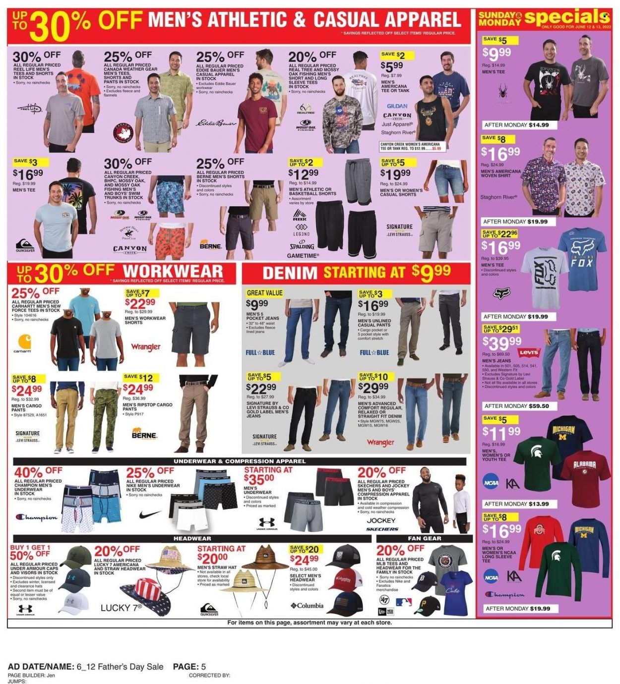 Dunham's Sports Weekly Ad Flyer June 11 to June 18