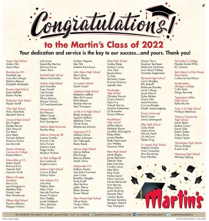 Martin’s (IN, MI) Weekly Ad Flyer June 12 to June 19