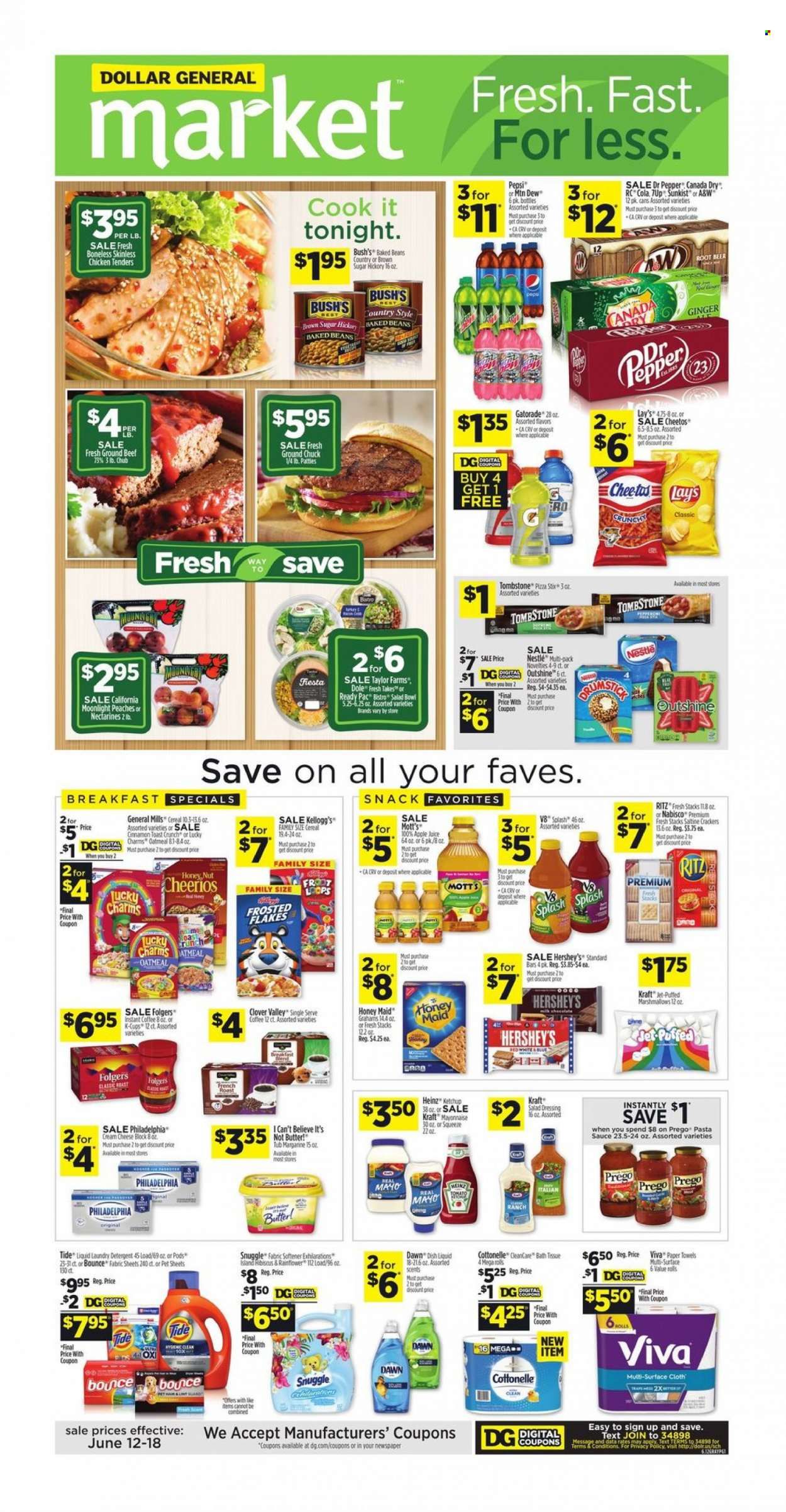 Dollar General (AL, GA, KY, LA, TN) Weekly Ad Flyer June 13 to June 20