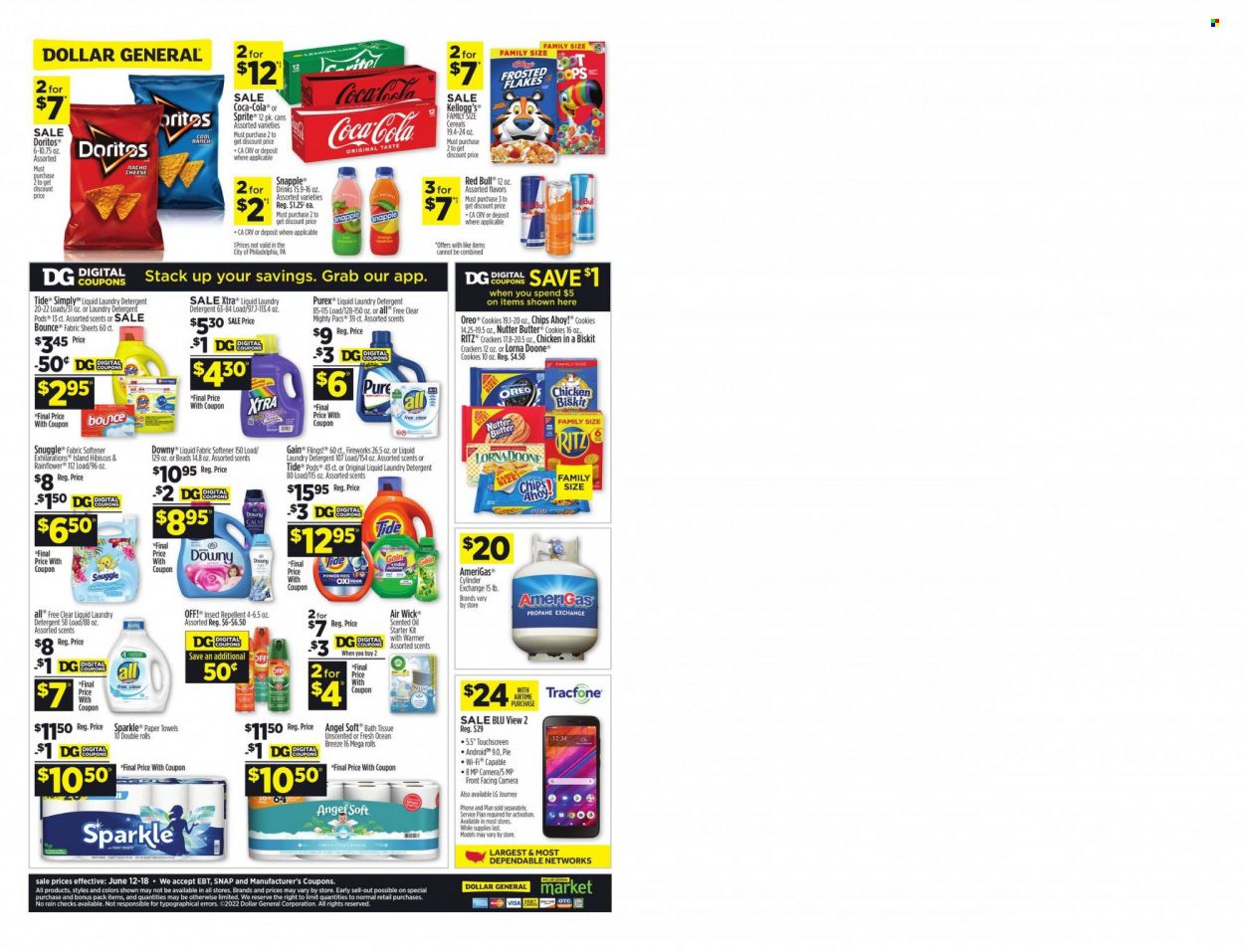 Dollar General (GA, LA, MI, MN, OH, OK) Weekly Ad Flyer June 13 to June 20