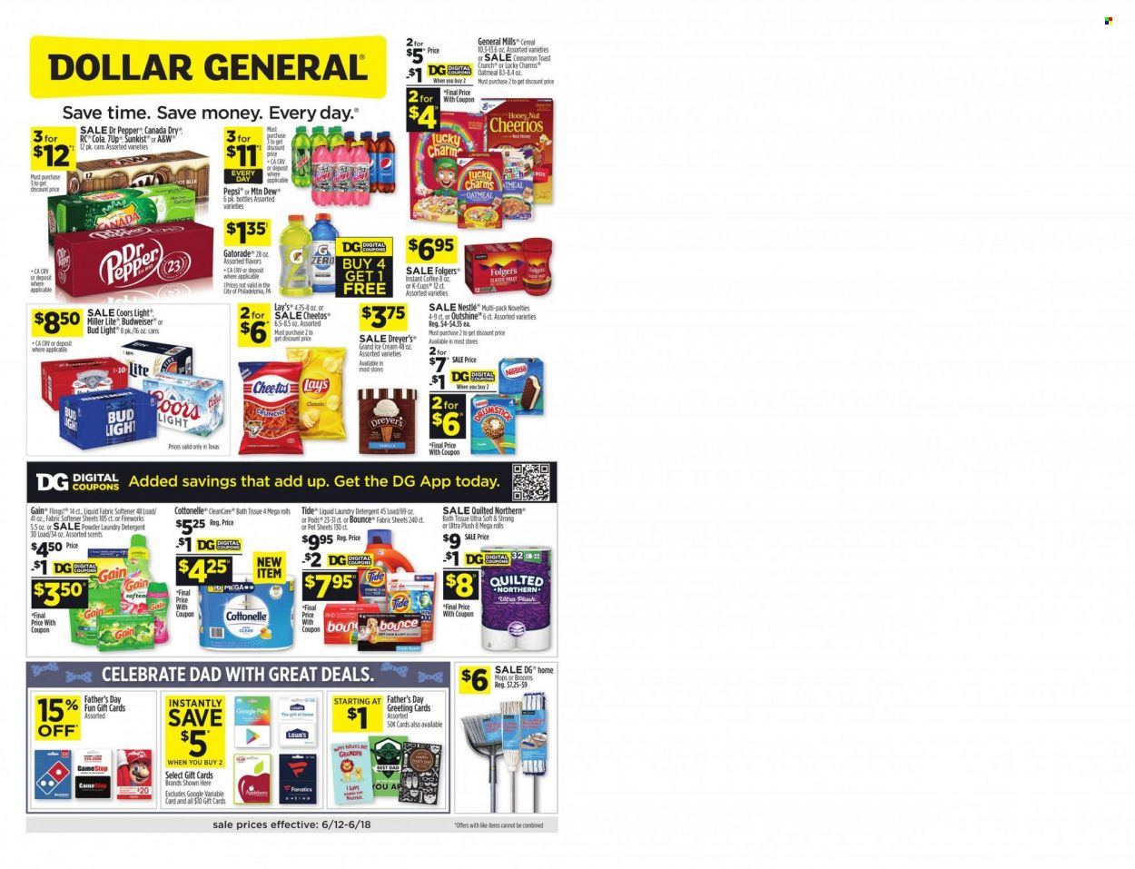 Dollar General (TX) Weekly Ad Flyer June 13 to June 20